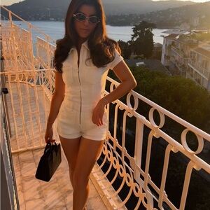 Chic White Romper